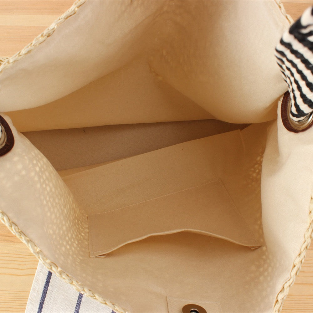 Sac cabas tressé Évasion