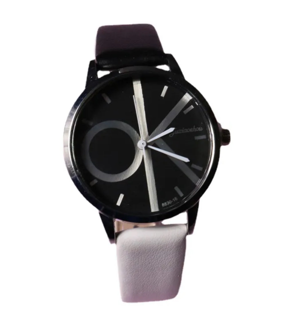 Montre bicolore "Fashion Pop"-Look graphique et coloré
