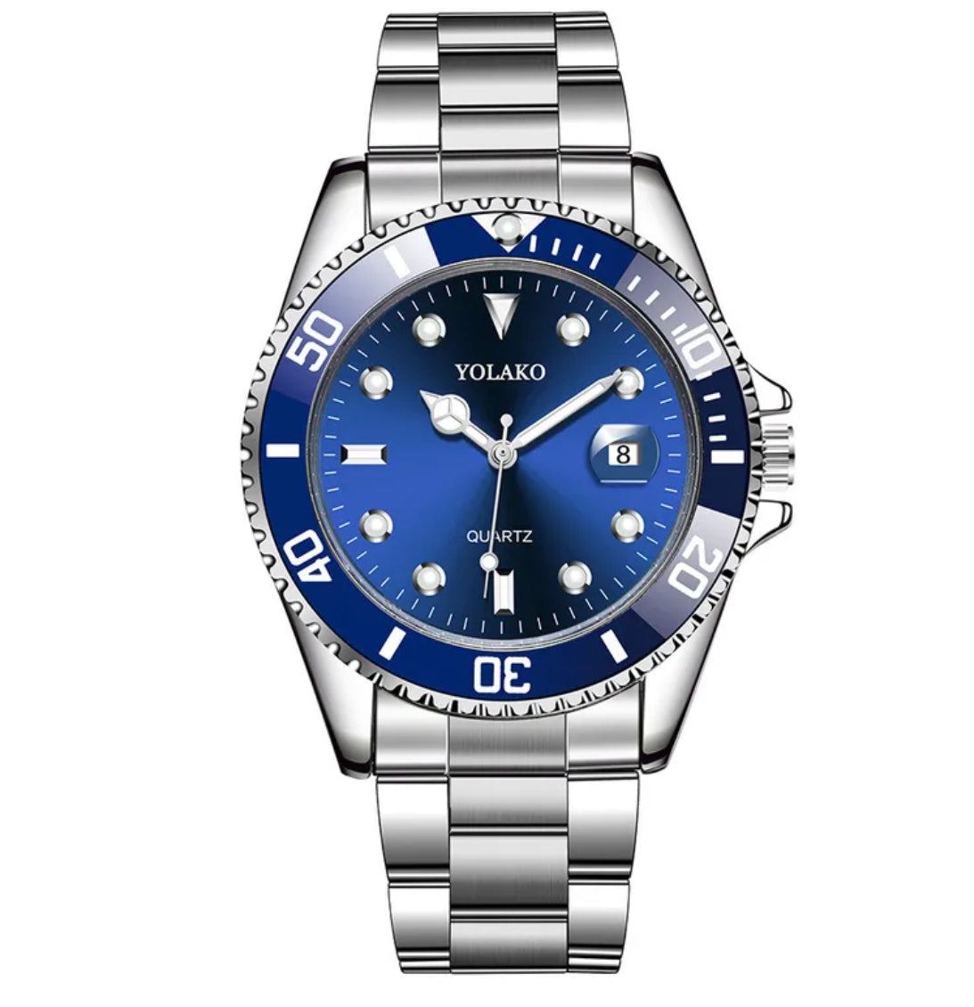 Montre Quartz – Bracelet Métal Argenté