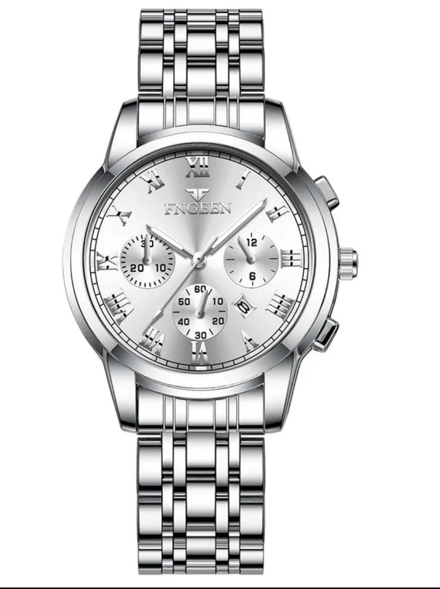 Montre Unisexe – Élégance Inox & Style Chic | Homme & Femme