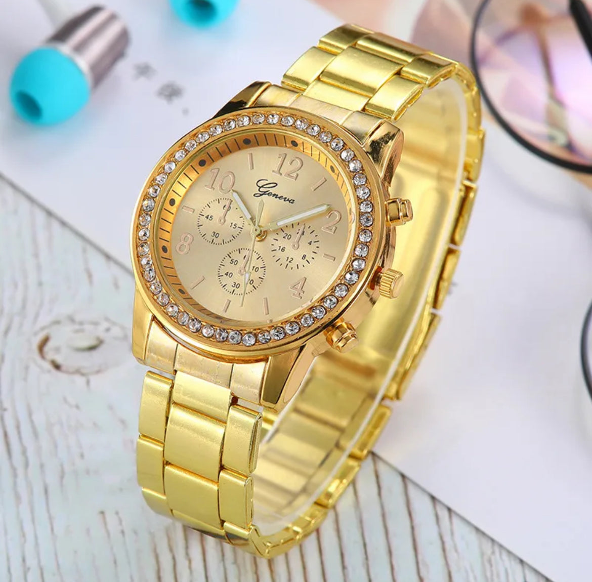 Montre Femme Geneva – Élégance & Raffinement