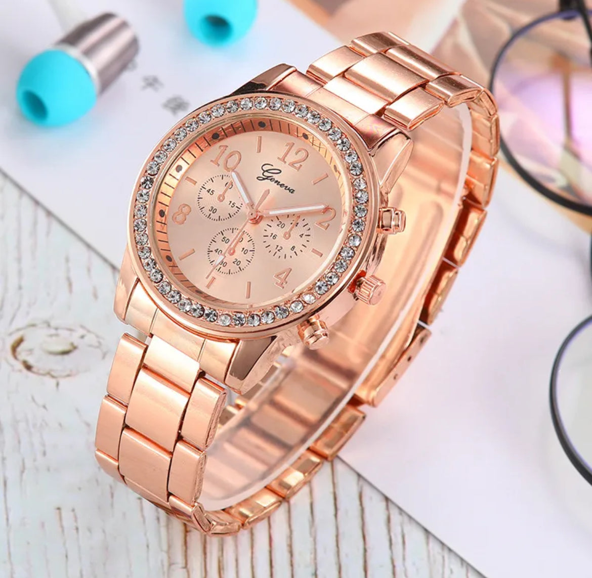 Montre Femme Geneva – Élégance & Raffinement