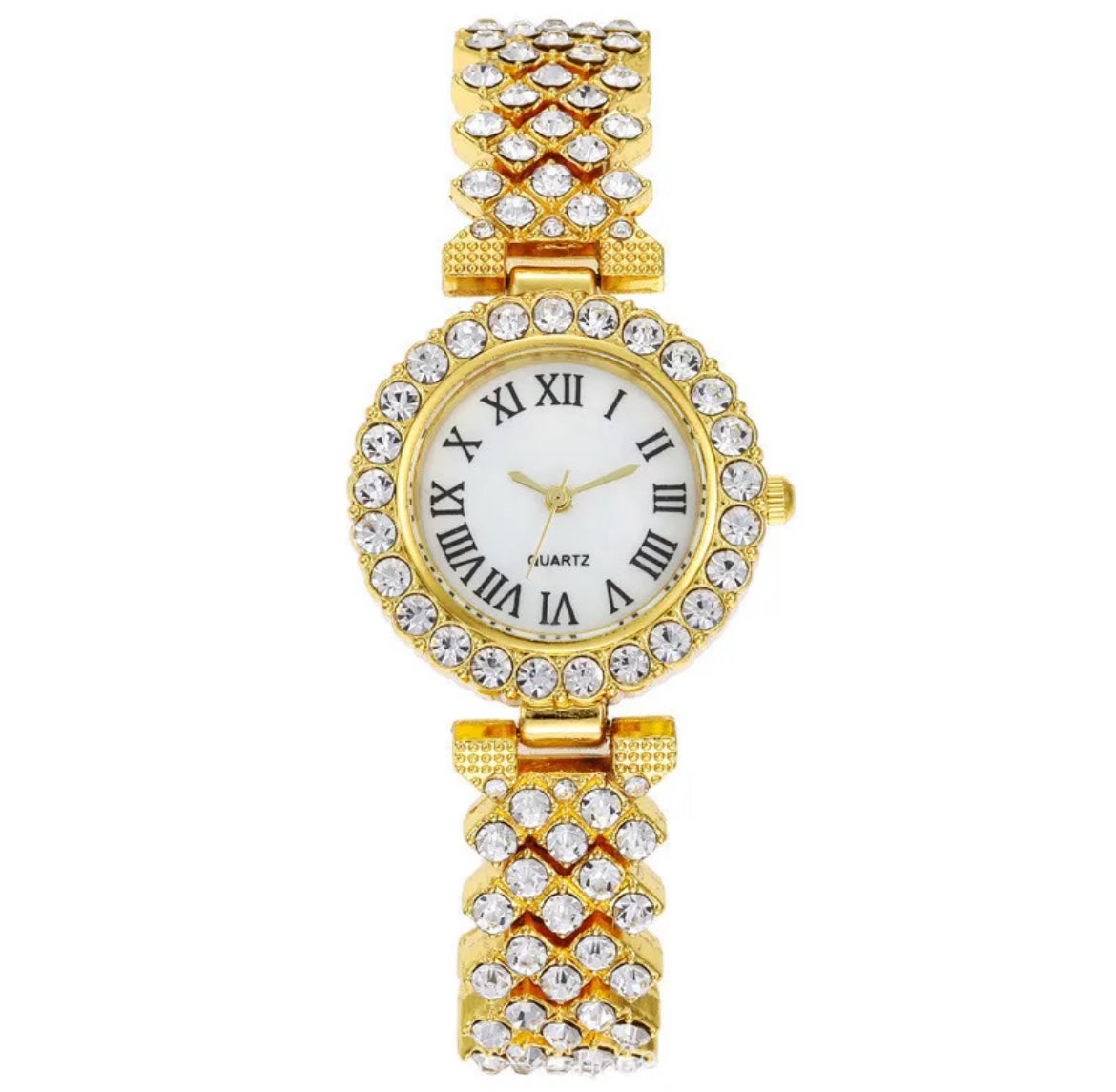 đ Montre ĂlĂ©gance Cristal â ROSE SABLE