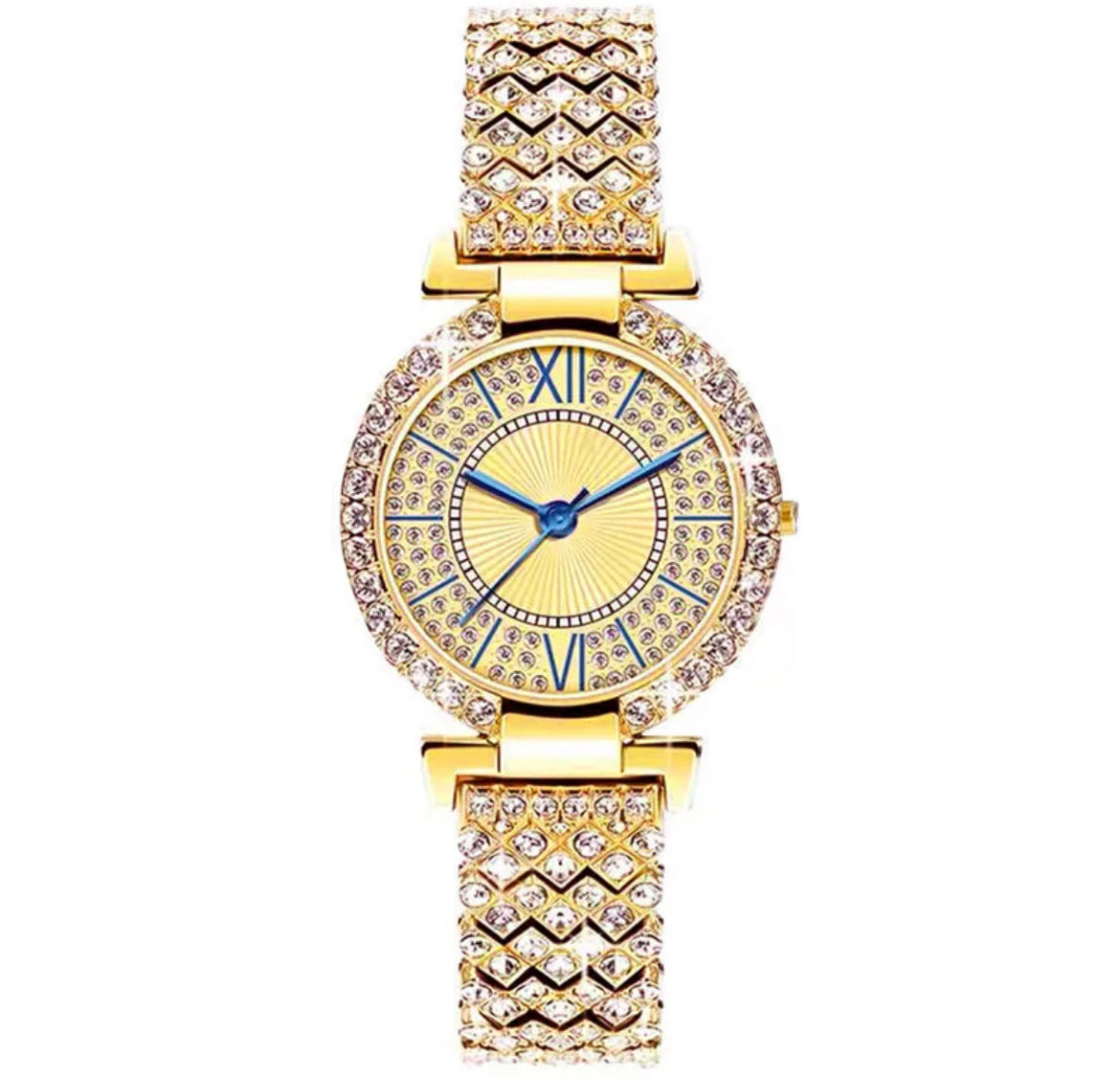 ✨ Montre Femme Strass Élégance – Argenté, Or, Rose Doré | ROSE SABLE