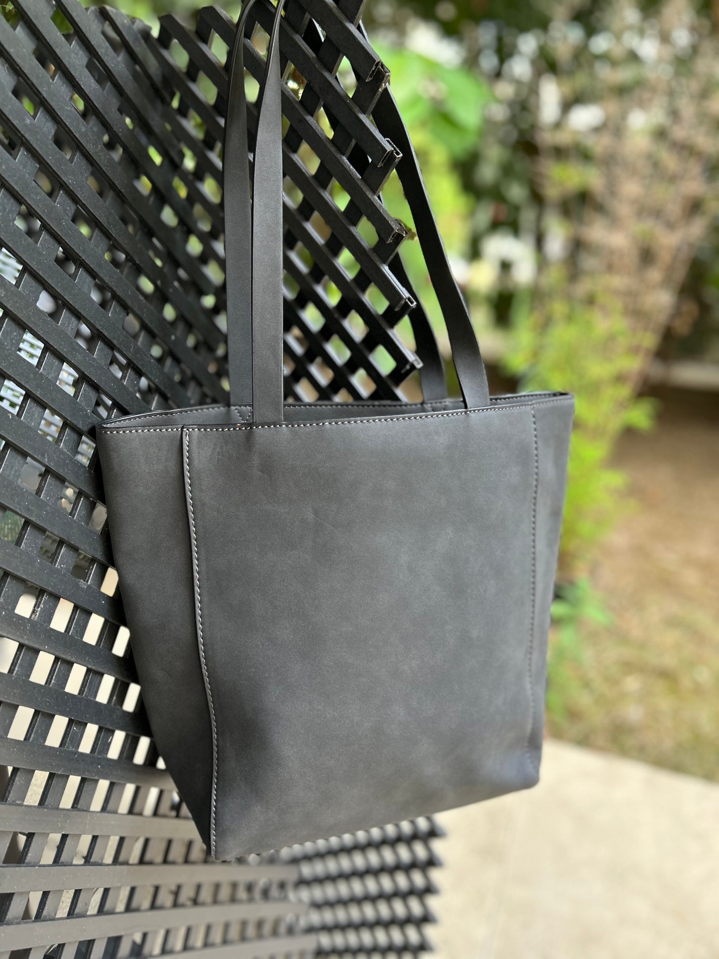 🖤 Cabas gris ESPRIT – Collection Seconde vie chic