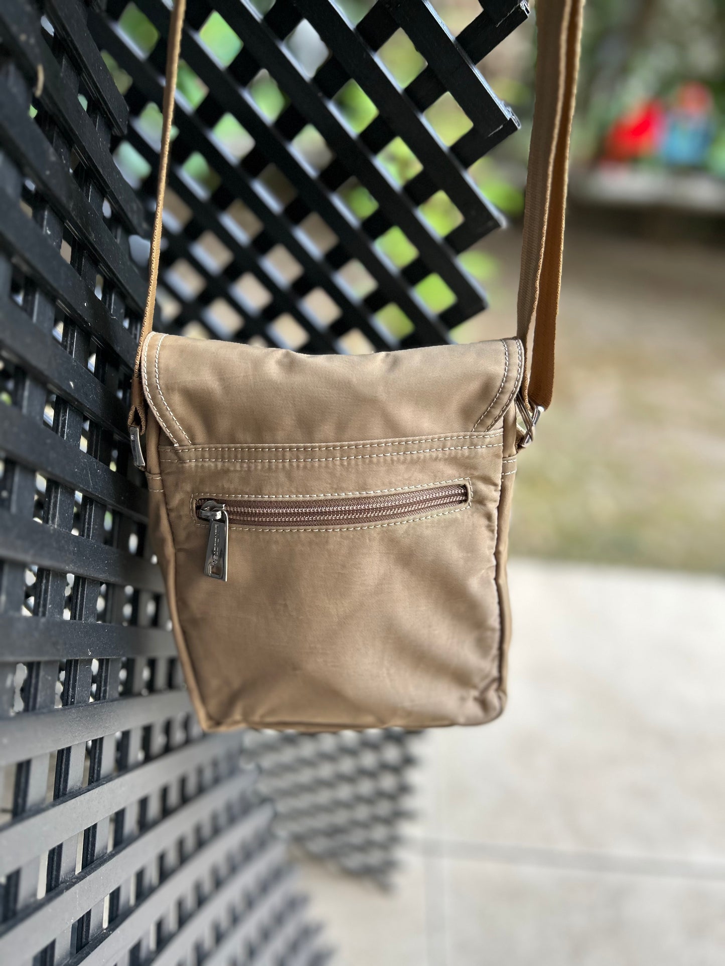 ❤️ Sac bandoulière Lancaster beige – Collection Seconde vie chic
