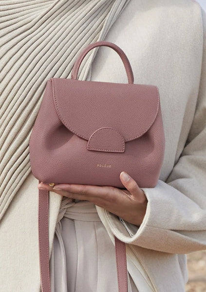 👜 Polène Numéro Neuf Mini – Rose Grainé (Neuf, avec boîte et étiquette)