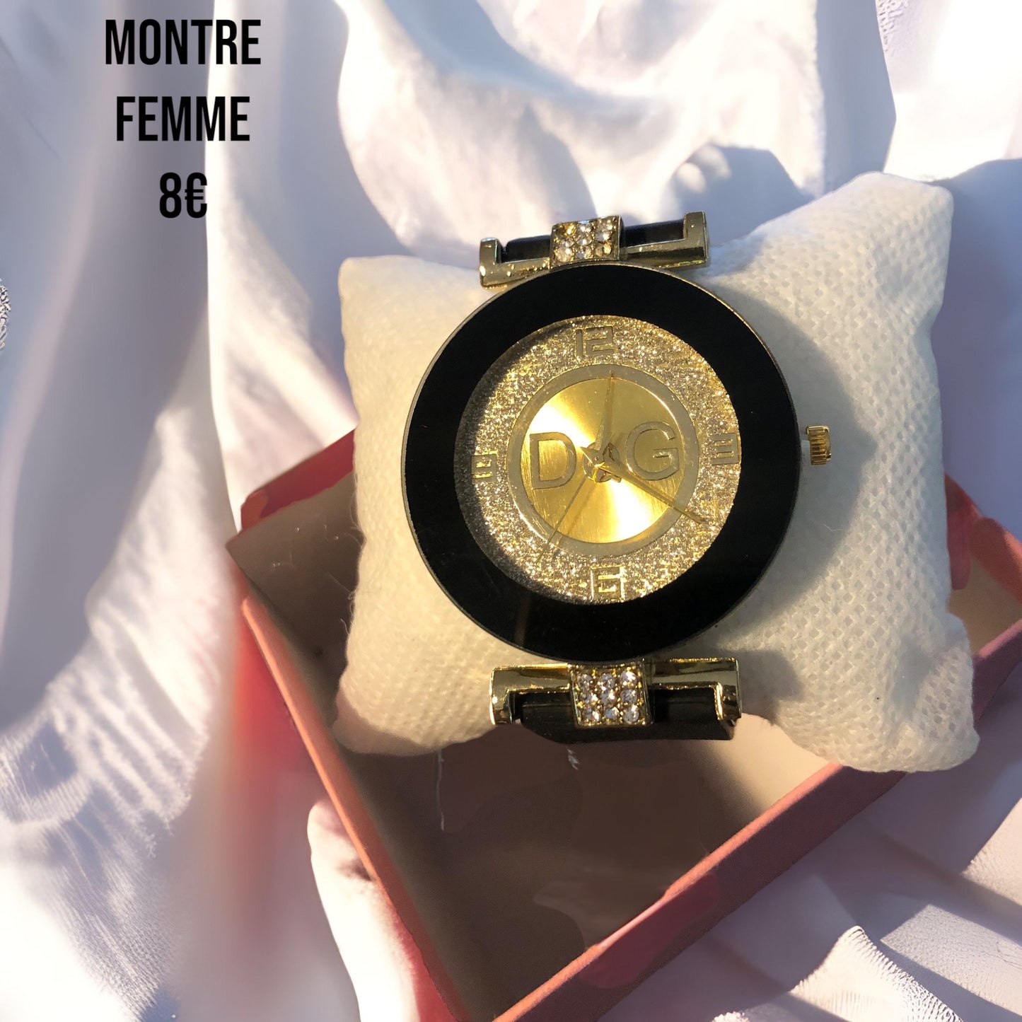 ⌚Montre Femme Glamour Strass – Style D&G