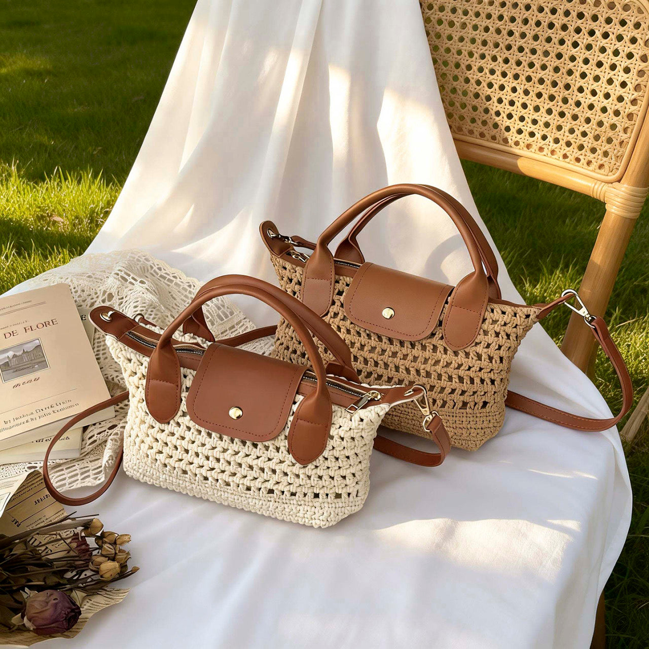 Sac « Sable » – Esprit bohème chic