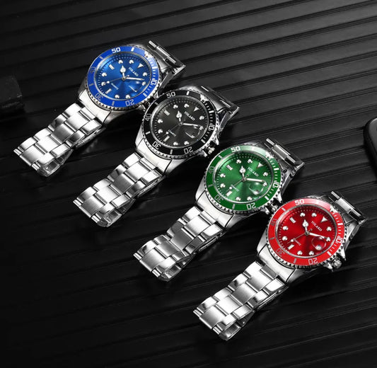 Montre Quartz – Bracelet Métal Argenté