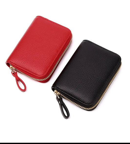 Porte-cartes compact zippé – Élégance et praticité