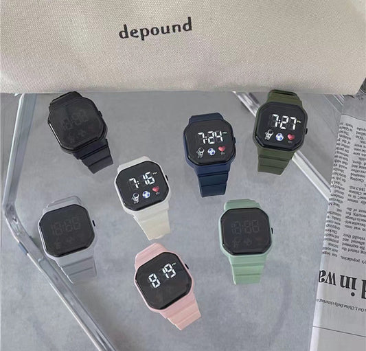🪐 Montre Numérique LED "Galaxy Mood" – Plusieurs coloris