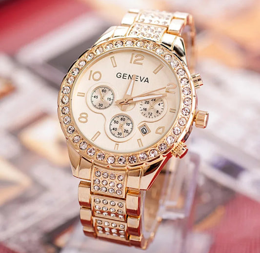 Montre Dorée Glamour – GENEVA