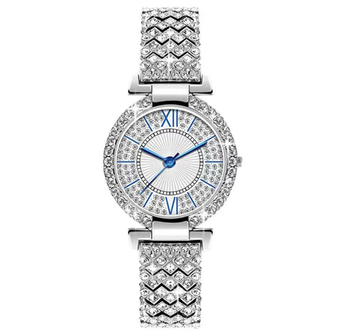 ✨ Montre Femme Strass Élégance – Argenté, Or, Rose Doré | ROSE SABLE