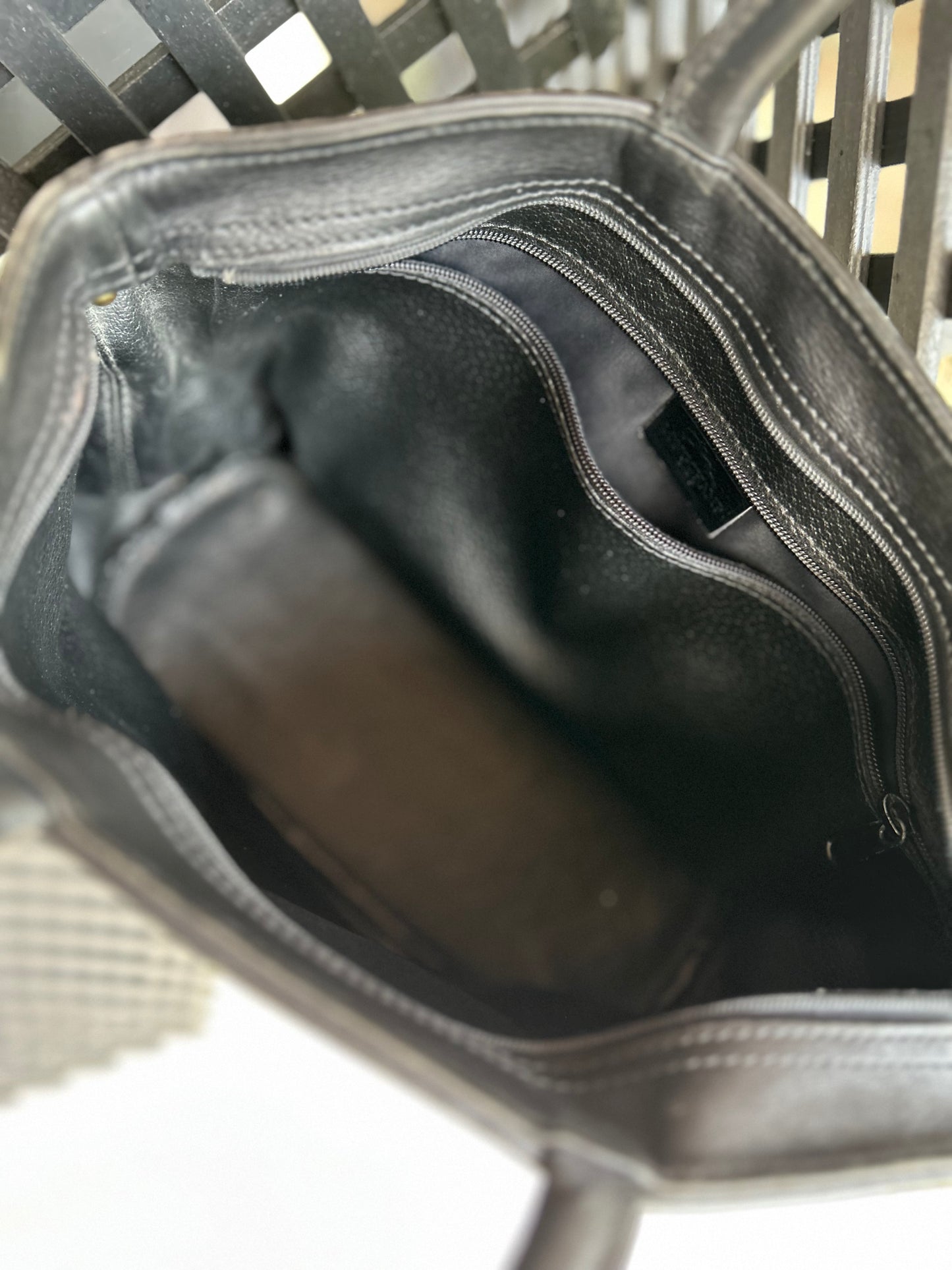 🖤 Sac vintage Longchamp en cuir noir – Collection Seconde vie chic