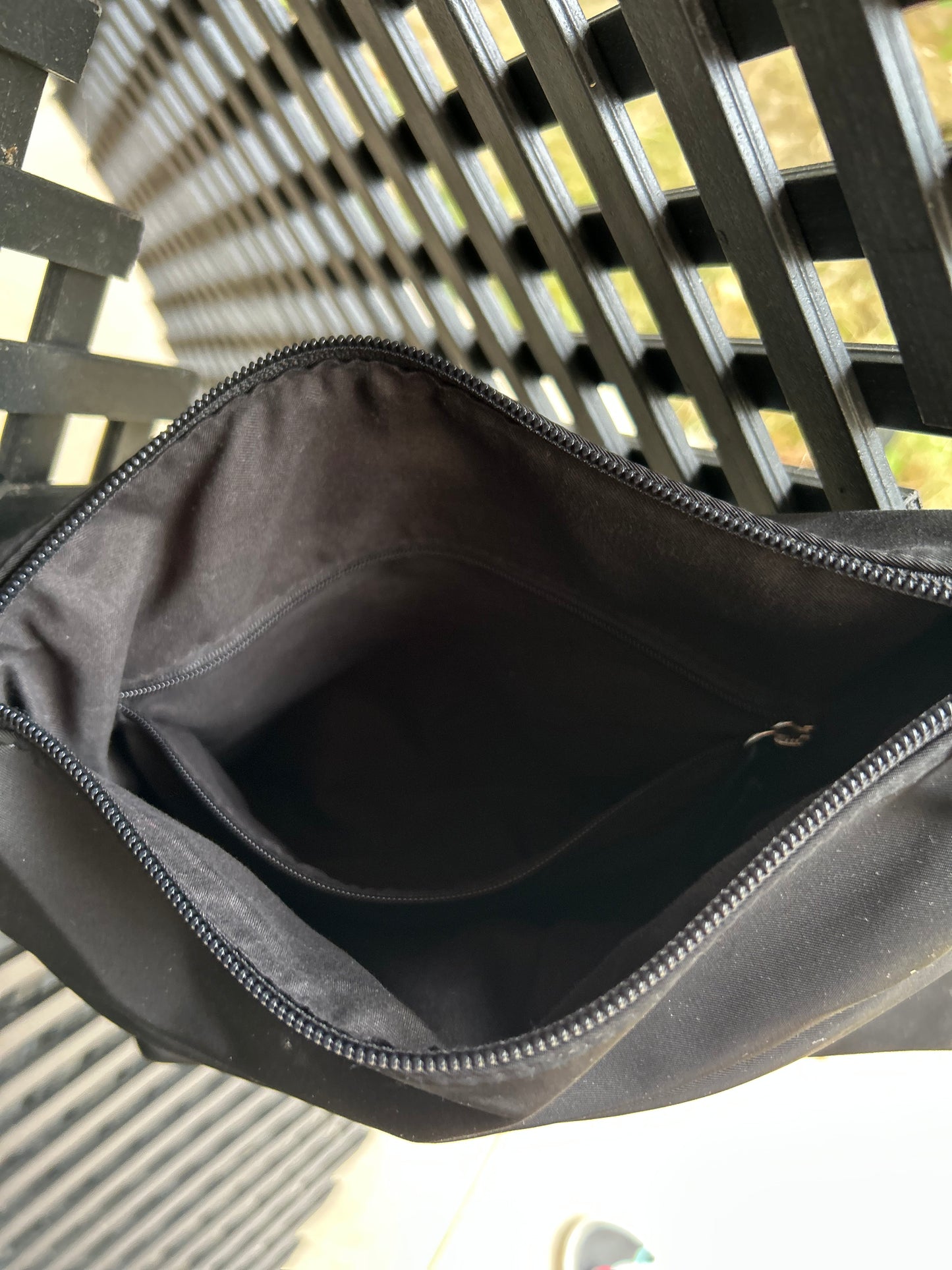 🎒 Sac bandoulière noir – Collection Seconde vie chic