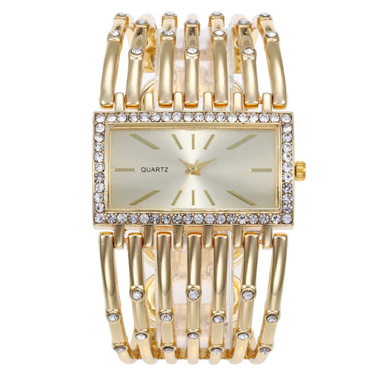 ⌚ Montre Bracelet Doré Strass – Élégance à Prix Doux