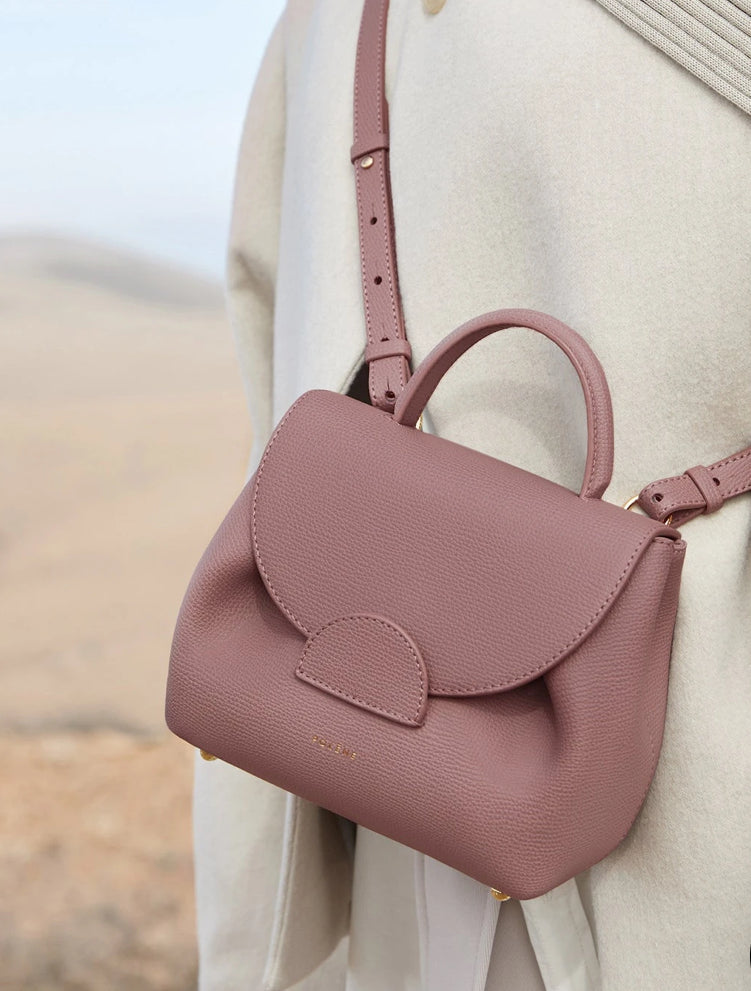 👜 Polène Numéro Neuf Mini – Rose Grainé (Neuf, avec boîte et étiquette)