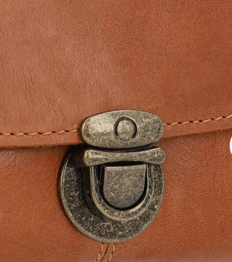 👜 Mini sac bandoulière en cuir naturel – Style vintage | ROSE SABLE