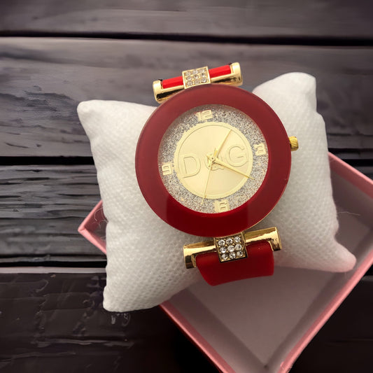⌚Montre Femme Glamour Strass – Style D&G