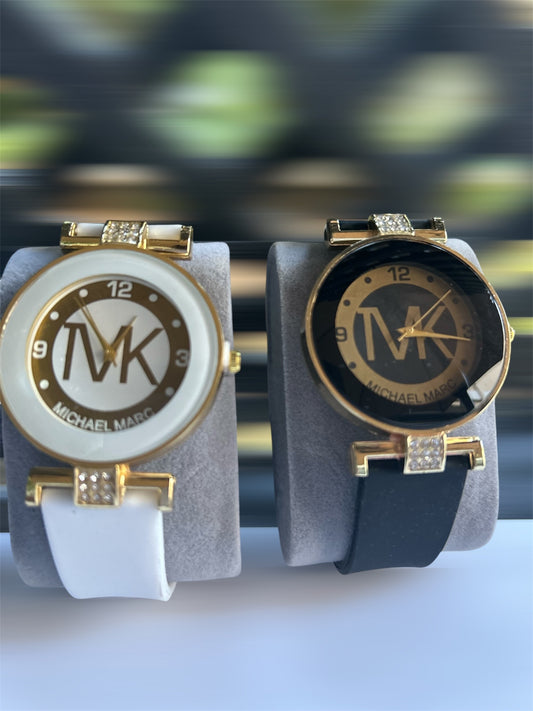⌚ Montre Femme Élégance – Bracelet Coloré & Détails Strass