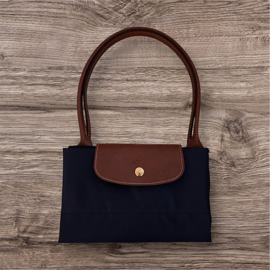 Sac Cabas Longchamp Le Pliage-Bleu Marine (Taille L)